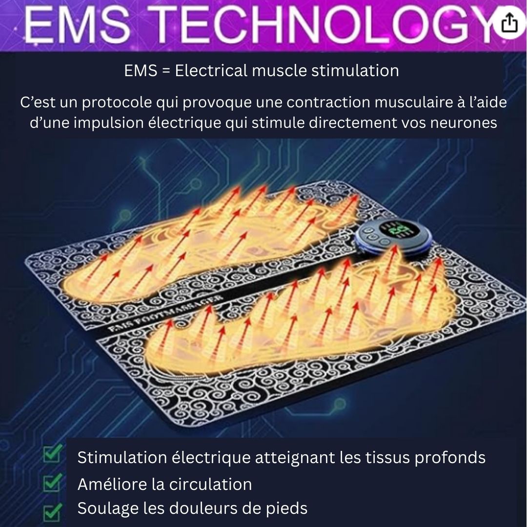 Tapis de massage EMS technologie